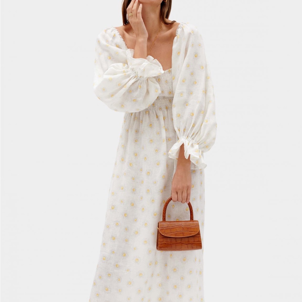 Sleeper Atlanta Dress In Daisies